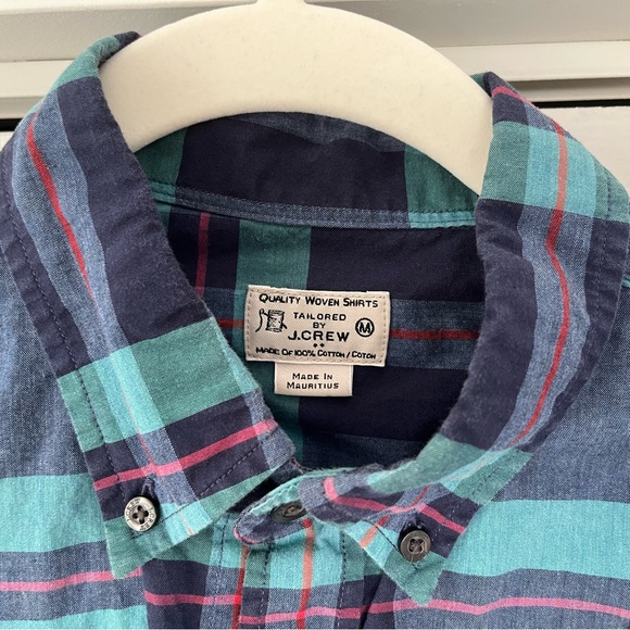 J Crew plaid casual button down shirt men’s medium - Picture 4 of 4